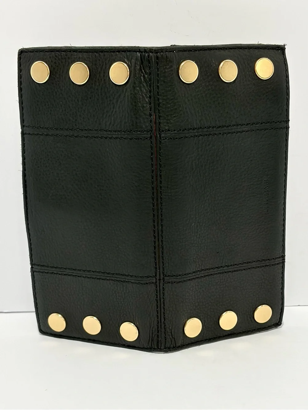 Hammitt 110 North In Black Leather With Brushed Gold Hardware